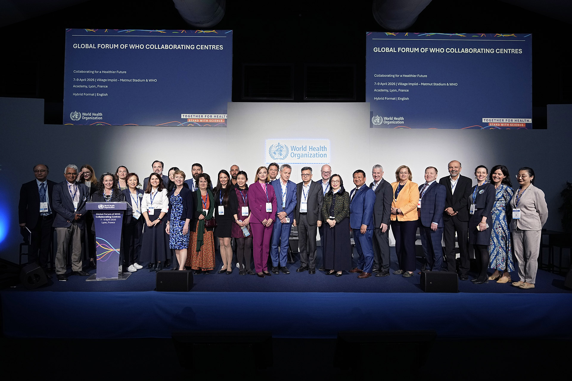 Delegates at the Global Forum of WHO Collaborating Centres, Lyon, France, 7-9 April 2026